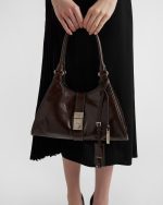 Medium Leather Tote Bag - Image 7